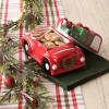 imageDII Seasonal Holiday Baking Collection Decorative Kitchen Servewrucke 105x6x65 Red Christmas Truck Cookie Jar