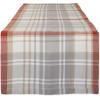 imageDII Thankful Autumn Collection Fall Tabletop Decoration Reversible Placemat Set 13x19 Falls Bounty 4 PieceCozy Picnic Plaid