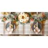 imageDII Thankful Autumn Collection Fall Tabletop Decoration Reversible Placemat Set 13x19 Falls Bounty 4 PieceCozy Picnic Plaid