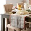 imageDII Thankful Autumn Collection Fall Tabletop Decoration Reversible Placemat Set 13x19 Falls Bounty 4 PieceCozy Picnic Plaid