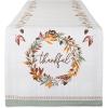 imageDII Thankful Autumn Collection Fall Tabletop Decoration Reversible Placemat Set 13x19 Falls Bounty 4 PieceFalls Bounty