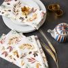imageDII Thankful Autumn Collection Fall Tabletop Decoration Reversible Placemat Set 13x19 Falls Bounty 4 PieceFalls Bounty