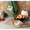 imageDII Thanksgiving Fall Kitchen Towels Collection Decorative Embellished Dish Towel Set 18x28 Falling Leaves 2 CountFalling Leaves