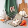 imageDII Thanksgiving Fall Kitchen Towels Collection Decorative Embellished Dish Towel Set 18x28 Falling Leaves 2 CountFalling Leaves