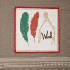 imageDII Thanksgiving Fall Kitchen Towels Collection Decorative Embellished Dish Towel Set 18x28 Falling Leaves 2 CountFalling Leaves