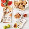 imageDII Thanksgiving Fall Kitchen Towels Collection Decorative Embellished Dish Towel Set 18x28 Falling Leaves 2 CountSunflowers  Pumpkins  Pie