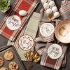 imageDII Thanksgiving Fall Kitchen Towels Collection Decorative Embellished Dish Towel Set 18x28 Wishes 2 CountCozy Picnic Plaid
