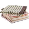 imageDII Thanksgiving Fall Kitchen Towels Collection Decorative Embellished Dish Towel Set 18x28 Wishes 2 CountHarvest Stripe