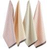 imageDII Thanksgiving Fall Kitchen Towels Collection Decorative Embellished Dish Towel Set 18x28 Wishes 2 CountHarvest Stripe