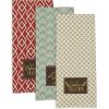 imageDII Thanksgiving Fall Kitchen Towels Collection Decorative Embellished Dish Towel Set 18x28 Wishes 2 CountRustic Fall