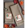 imageDII Thanksgiving Fall Kitchen Towels Collection Decorative Embellished Dish Towel Set 18x28 Wishes 2 CountWishes