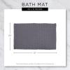 imageDII Tufted ShowerBath Mat Soft Absorbent Bathroom Rug Plush ampamp Machine Washable 20x31Inches Gray Nice ButtGray  Nice Butt