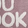 imageDII Tufted ShowerBath Mat Soft Absorbent Bathroom Rug Plush ampamp Machine Washable 20x31Inches Gray Nice ButtMauve  You Look Great