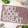 imageDII Tufted ShowerBath Mat Soft Absorbent Bathroom Rug Plush ampamp Machine Washable 20x31Inches Gray Nice ButtMauve  You Look Great