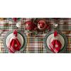 imageDII Yuletide Plaid Christmas Collection Holiday Dining Table Linen Tablecloth 60x84 Forest Green ampamp Maroon120 x 60 Rectangular