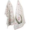 imageDII Christmas Kitchen Towel Set Floral Tea Towels for Baking Cleaning Entertainment ampamp Cooking 18x28 Woodland Holiday 2 PieceNoel
