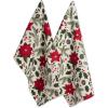 imageDII Christmas Kitchen Towel Set Floral Tea Towels for Baking Cleaning Entertainment ampamp Cooking 18x28 Woodland Holiday 2 PieceWoodland Holiday