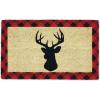 imageDII Christmas Welcome Mat Outdoor Natural Coir Doormat ampamp Porch Dcor 17x29 Holiday StagHoliday Stag