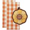 Sunflowers/Orange Buffalo Check Sunflowers/Orange Buffalo Check