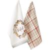 imageDII Fall Kitchen Towels for Kitchen Decorative Cotton Dish Towel Set 18x28 Grateful Heart 2 CountThankful Autumn