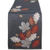 imageDII Fall Table Dcor Embroidered Tabletop for Thanksgiving Dining Table Runner 14x70 White PumpkinAutumn Leaves