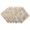 imageDII Holiday Dining Table Linen Metallic Fabric Kitchen Dcor Christmas Tablecloth 60x84 Silver Holiday CollageGold Holly Leaves