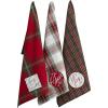 imageDII Holiday Kitchen Towels Embroidered Dish Towel Set 18x28 Cozy Christmas 3 PieceJoyful Wishes