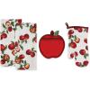 imageDII Kitchen Gift Set Collection Pot Holder ampamp 3 Dish Towels Fresh Herbs 4 PieceApple Orchard