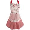 imageDII Womens Christmas Kitchen Apron Adjustable Adult Size for Cooking Baking Crafting ampamp EntertainingJoyeux Noel