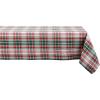 imageDII Yuletide Plaid Christmas Collection Holiday Dining Table Linen Tablecloth 60x84 Forest Green ampamp Maroon120 x 60 Rectangular