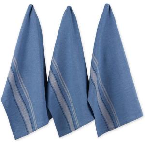 imageDII French Stripe Dishtowels Kitchen Collection 20 x 30 Set of 3 Chambray BlueChambray Blue