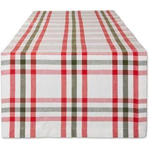 imageDII Jolly Christmas Tree Collection Holiday Table ampamp Kitchen Dcor Tablecloth 60x84 Christmas PlaidChristmas Plaid
