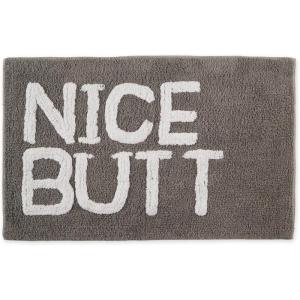 imageDII Tufted ShowerBath Mat Soft Absorbent Bathroom Rug Plush ampamp Machine Washable 20x31Inches Gray Nice ButtGray  Nice Butt