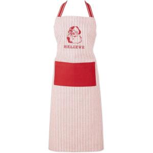 imageDII Unisex Kitchen Christmas Apron for Women ampamp Men Adjustable Ties and Large Front PocketsSanta Believe
