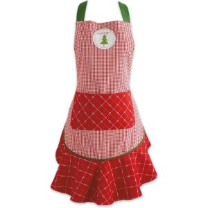 imageDII Womens Christmas Kitchen Apron Adjustable Adult Size for Cooking Baking Crafting ampamp EntertainingMerry Tree