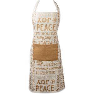 imageDII unisex Unisex Kitchen Christmas Apron for Women ampamp MenGold Holiday Collage