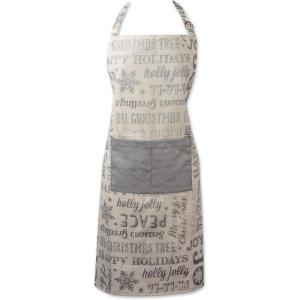 imageDII unisex Unisex Kitchen Christmas Apron for Women ampamp MenSilver Holiday Collage