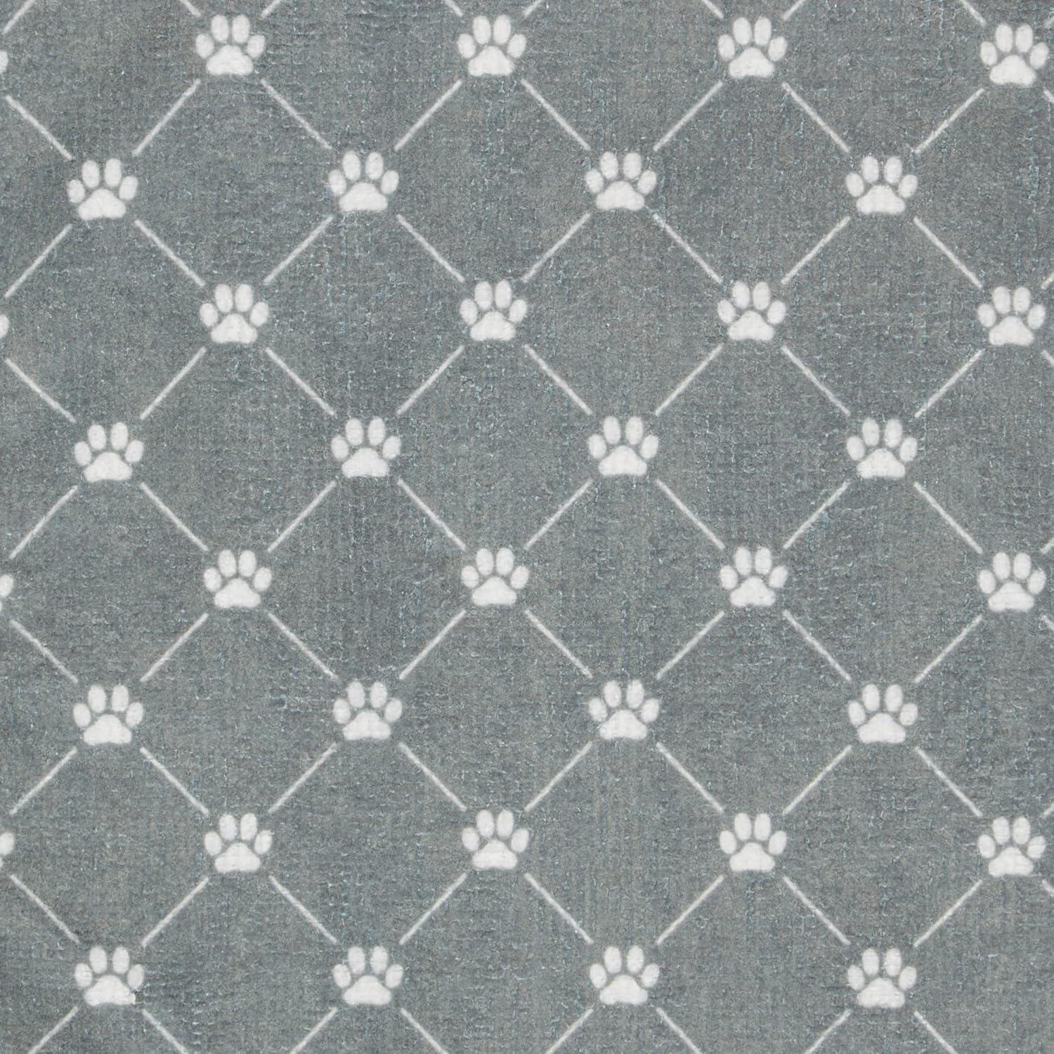 imageBone Dry Pet Grooming Towel Collection Absorbent Microfiber XLarge 41x235quot Trellis GrayGray