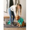 imageBone Dry Pet Grooming Embroidered Microfiber Towel Drying Collection 15x30 Hunter GreenAqua