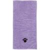 imageBone Dry Pet Grooming Embroidered Microfiber Towel Drying Collection 15x30 Hunter GreenLavender