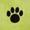 imageBone Dry Pet Grooming Embroidered Microfiber Towel Drying Collection 15x30 Hunter GreenLettuce Green