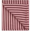 imageBone Dry Pet Grooming Towel Collection Absorbent Microfiber XLarge 41x235quot Striped TaupeCranberry
