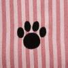 imageBone Dry Pet Grooming Towel Collection Absorbent Microfiber XLarge 41x235quot Striped TaupeRose