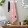 imageBone Dry Pet Grooming Towel Collection Absorbent Microfiber XLarge 41x235quot Striped TaupeRose