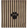 imageBone Dry Pet Grooming Towel Collection Absorbent Microfiber XLarge 41x235quot Striped TaupeStriped Brown