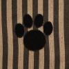 imageBone Dry Pet Grooming Towel Collection Absorbent Microfiber XLarge 41x235quot Striped TaupeStriped Brown
