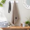 imageBone Dry Pet Grooming Towel Collection Absorbent Microfiber XLarge 41x235quot Striped TaupeStriped Brown