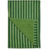 imageBone Dry Pet Grooming Towel Collection Absorbent Microfiber XLarge 41x235quot Striped TaupeStriped Hunter Green