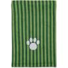 imageBone Dry Pet Grooming Towel Collection Absorbent Microfiber XLarge 41x235quot Striped TaupeStriped Hunter Green