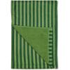 imageBone Dry Pet Grooming Towel Collection Absorbent Microfiber XLarge 41x235quot Striped TaupeStriped Hunter Green